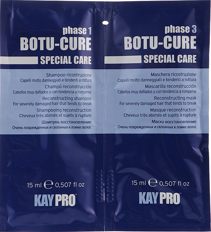 Zestaw - KayPro Special Care Botu-Cure (shmp/15ml + h/mask/15ml) — Zdjęcie N1