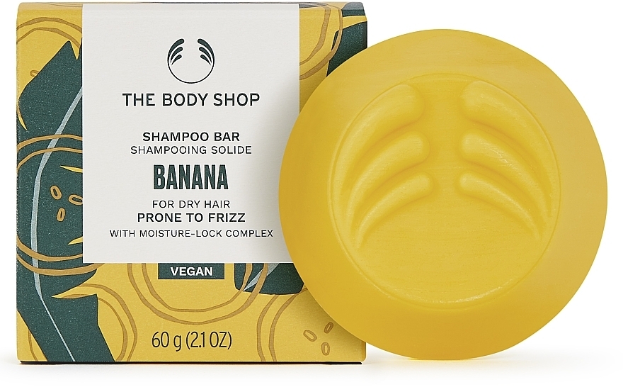 Szampon w kostce Banan - The Body Shop Banana Truly Nourishing Shampoo Bar — Zdjęcie N1