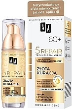 Liftingujące serum do twarzy - AA Cosmetics Technologia Wieku 5Repair 60+ Serum — Zdjęcie N2