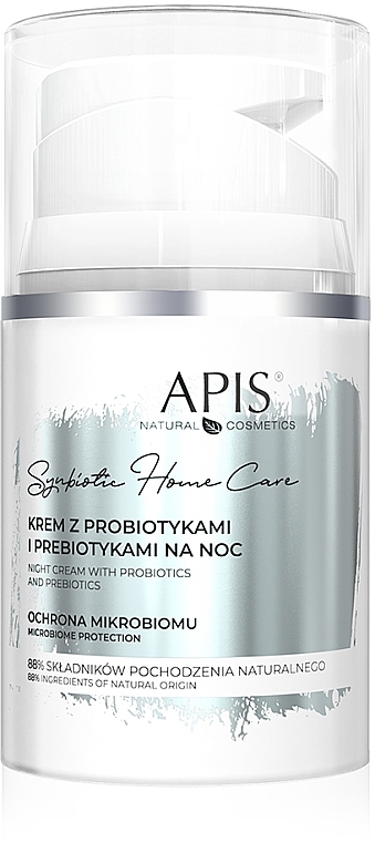 Krem do twarzy z probiotykami i prebiotykami na noc - APIS Professional Synbiotic Home Care Night Cream With Probiotics and Prebiotics — Zdjęcie N1