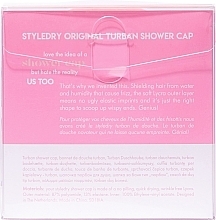 Czepek kąpielowy, różowy - Styledry Shower Cap Cotton Candy — Zdjęcie N3