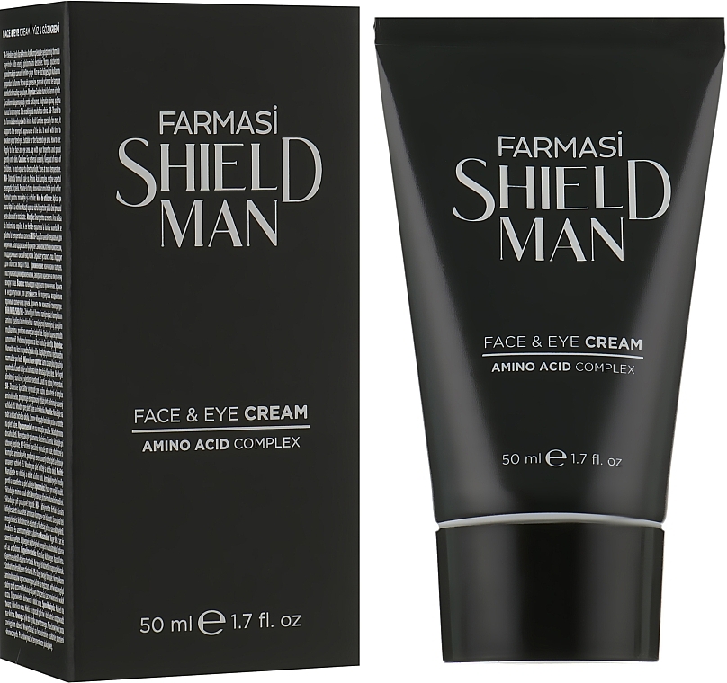 Krem do twarzy i pod oczy dla mężczyzn - Farmasi Shield Man Face & Eye Cream