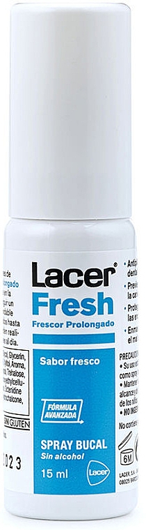 Odświeżający spray do ust - Lacer Fresh Spray — Zdjęcie N1