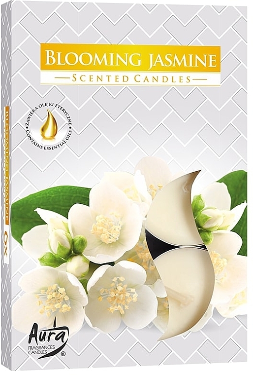 Zestaw podgrzewaczy zapachowych Kwitnący jaśmin - Bispol Blooming Jasmine Scented Candles — Zdjęcie N1