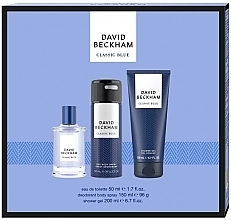 Kup David Beckham Classic Blue - Zestaw (edt/50ml + deo/150ml + sh/gel/200ml)