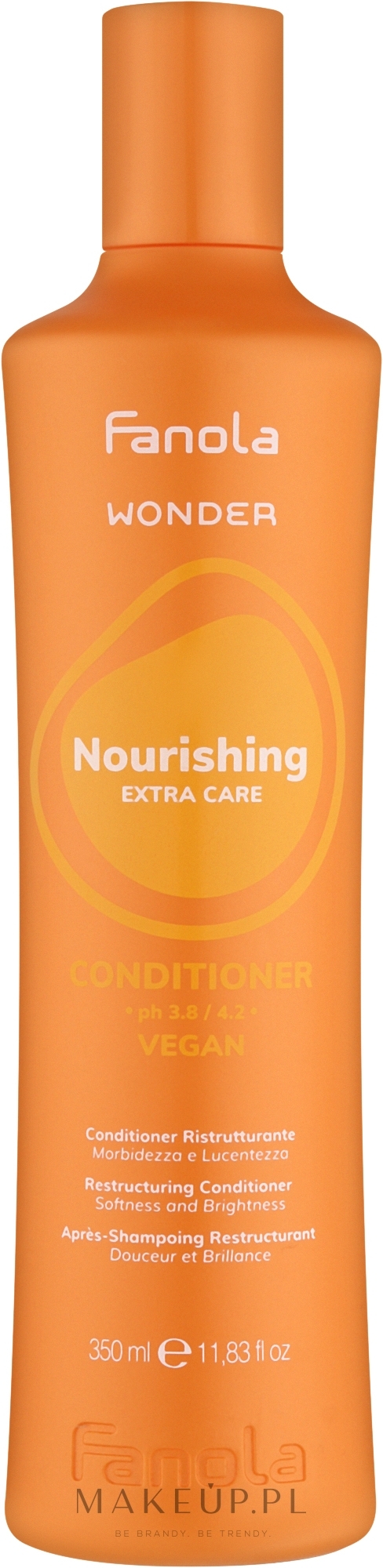 Odżywka intensywnie nawilżająca i odbudowująca włosy - Fanola Wonder Nourishing Conditioner — Zdjęcie 350 ml