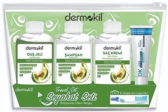 Zestaw, 5 produktów - Dermokil Avokado Seyahat Seti — Zdjęcie N1