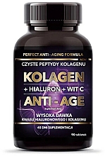 Kup Suplement diety Kolagen + kwas hialuronowy + witamina C - Intenson Anti Age Kolagen + Hialuron + Wit C