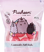 Kula do kąpieli - Bi-es Pusheen The Cat Watermelon 6 Bath Bombs — Zdjęcie N1