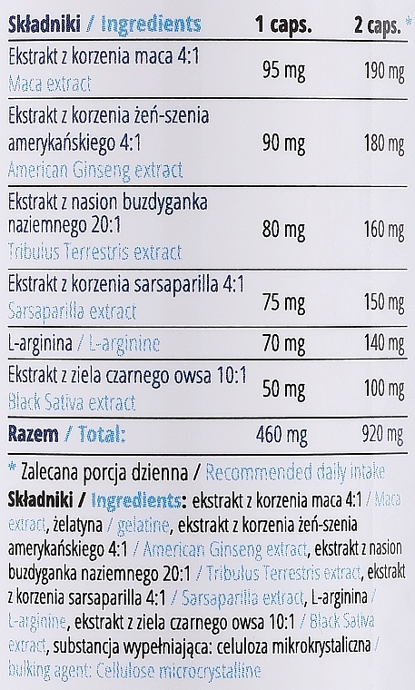 WYPRZEDAŻ Suplement diety na powiększenie i pogrubienie penisa - Medica-Group Bigger Size Diet Supplement * — Zdjęcie N3