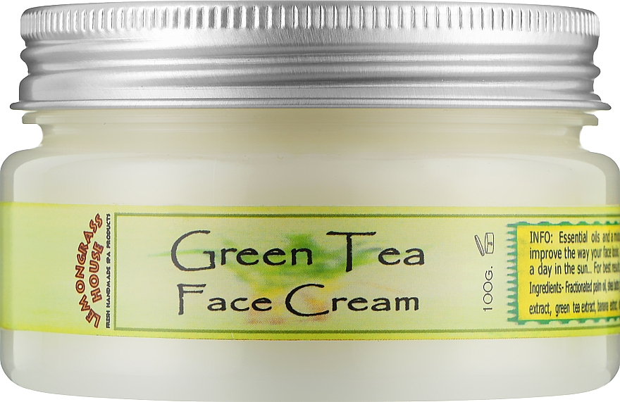 Krem do twarzy Zielona herbata - Lemongrass House Green Tea Face Cream — Zdjęcie N1