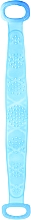 Silikonowa myjka do ciała, niebieska - Deni Carte — Zdjęcie N1