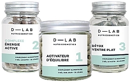 Kup Zestaw suplementów diety na płaski brzuch - D-Lab Nutricosmetics Ventre-Plat Flat-Belly Program (caps/3x56pcs)