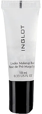 Baza pod makijaż - Inglot Under Makeup Base — Zdjęcie N1