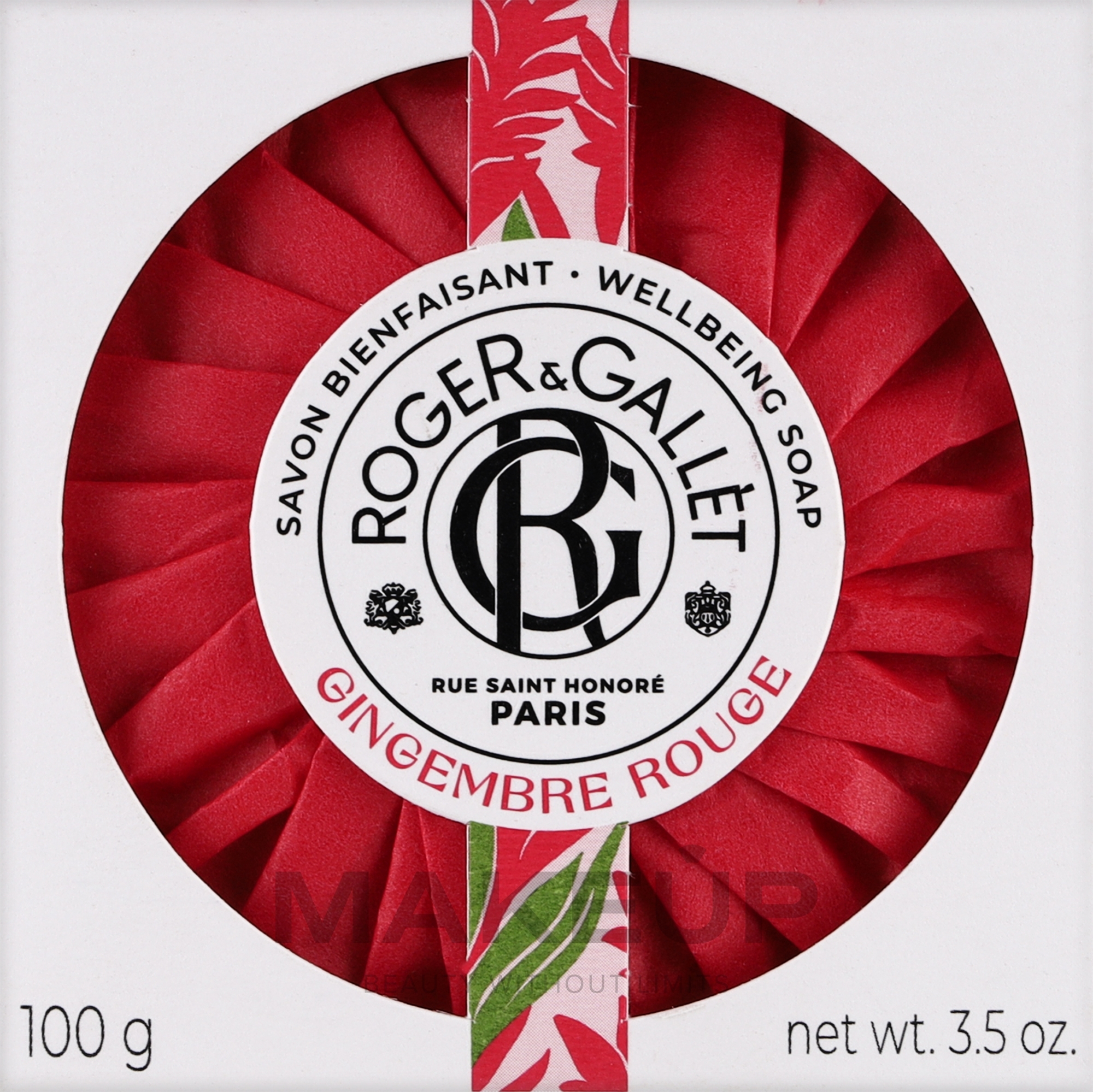 Roger&Gallet Gingembre Rouge - Mydło perfumowane — Zdjęcie 100 g