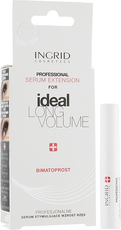 Serum stymulujące wzrost rzęs - Ingrid Cosmetics Ideal Long & Volume Lashes Serum