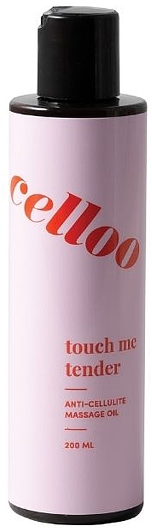 Antycellulitowy olejek do masażu ciała - Celloo Touch Me Tender Anti-cellulite Massage Oil — Zdjęcie N1