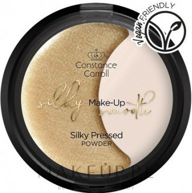 Puder do twarzy - Constance Caroll Silky Make-Up Smooth Silky Pressed Powder — Zdjęcie 01 - Ivory