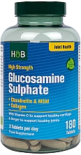 Suplement diety, 180 szt. - Holland & Barrett Glucosamine Sulphate & Chondroitin Complex — Zdjęcie N1