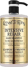 Szampon do włosów delikatnych i łamliwych przeciw puszeniu się z ekstraktem z róży arktycznej i owoców drzewa tara - Naturaphy — Zdjęcie N1