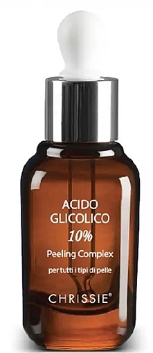 Kompleksowy peeling Kwas glikolowy 10% - Chrissie Glycolic Acid 10% Peeling Complex For All Skin Types — Zdjęcie N1