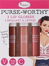 Kup Zestaw błyszczyków - theBalm Purse-Worthy 3 Lip Glosses (lip/gloss/3x7ml)