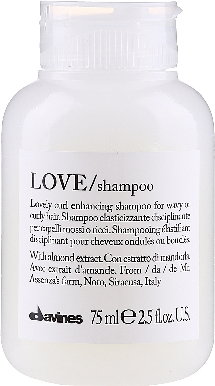 Szampon podkreślający skręt loków - Davines Love Curl Shampoo — Zdjęcie N1
