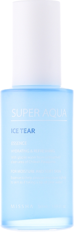 Nawilżająca esencja do twarzy z wodą z lodowca - Missha Super Aqua Ice Tear Essence — Zdjęcie N2