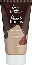 Kup Maseczka do twarzy z organicznym masłem kakaowym - Oriflame Love Nature Sweet Delights Face Mask