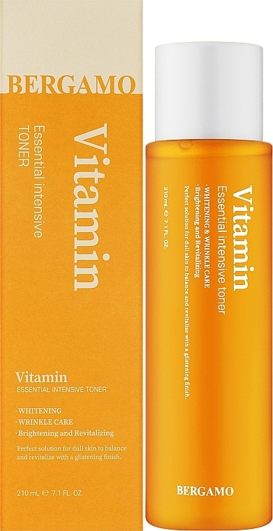 Witaminowy tonik do twarzy - Bergamo Vitamin Essential Intensive Skin Toner — Zdjęcie N2