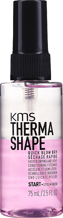 Spray do stosowania podczas suszenia włosów - KMS California Thermashape Quick Blow Dry — Zdjęcie N1