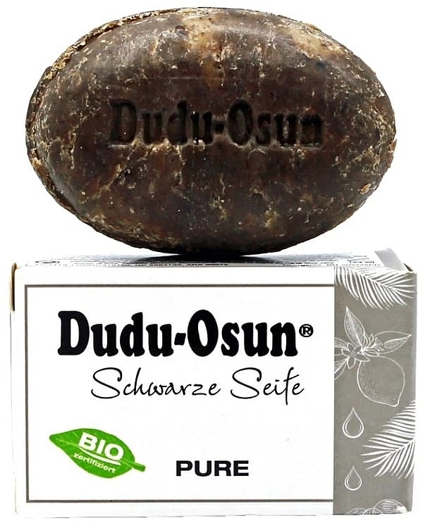 Organiczne czarne mydło, bezzapachowe - Dudu-Osun Black Soap Pure — Zdjęcie N1