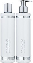 Zestaw - Vivian Gray White Crystals Set (sh/gel/250ml + b/lot/250ml) — Zdjęcie N2