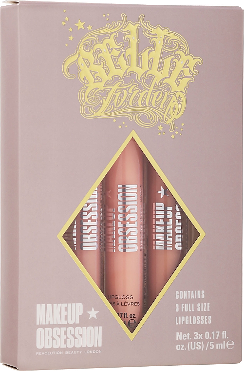 Zestaw (lipgloss/3x5ml) - Makeup Obsession X Belle Jorden Lipgloss Collection — Zdjęcie N1