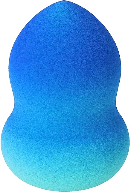 Gąbka do makijażu w kształcie gruszki, niebieska - Qianlili Beauty Blender — Zdjęcie N1