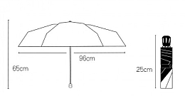 Parasol automatyczny, czarny PAR12CZ - Ecarla — Zdjęcie N3