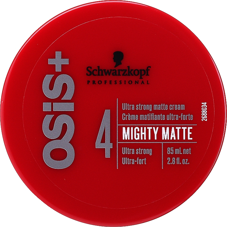 Ultramocny krem matujący do włosów - Schwarzkopf Professional OSIS+ Mighty Matte Cream