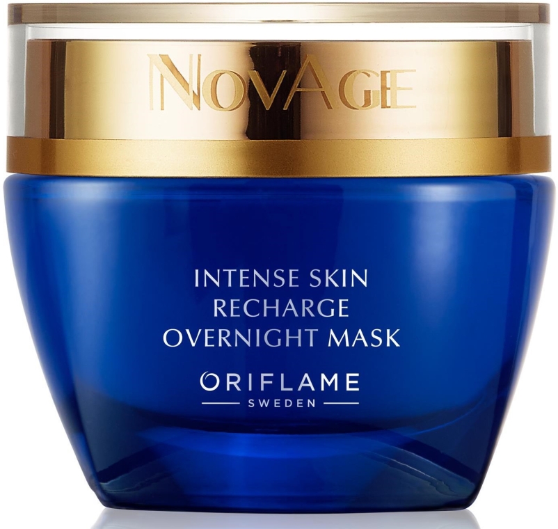 Maska na noc intensywnie regenerująca skórę - Oriflame NovAge Intense Skin Recharge Overnight Mask — Zdjęcie N1