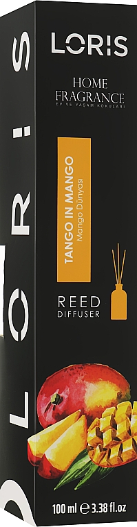 Dyfuzor zapachowy Mango - Loris Parfum Home Fragrance Reed Diffuser