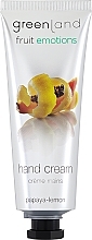 Kup Krem do rąk Papaja i cytryna - Greenland Fruit Emotion Hand Cream