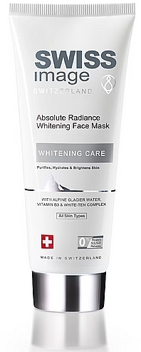 Maska do twarzy - Swiss Image Whitening Care Absolute Radiance Whitening Face Mask — Zdjęcie N1