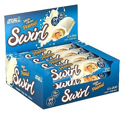 Baton proteinowy - Applied Nutrition Swirl Bar White Choco Peanut — Zdjęcie N1