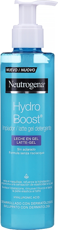 Oczyszczające żelowe mleczko nawilżające do twarzy - Neutrogena Hydro Boost Cleanser Gelee Milk — Zdjęcie N2