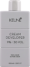 Krem-utleniacz 9% - Keune Tinta Cream Developer 9% 30 Vol — Zdjęcie N3