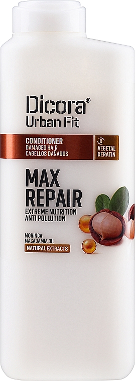Odżywka do włosów zniszczonych - Dicora Urban Fit Conditioner Max Repair Extreme Nutrition — Zdjęcie N1
