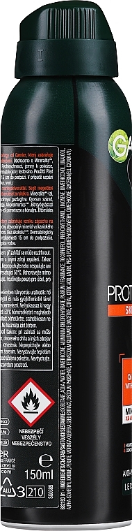Antyperspirant w sprayu dla mężczyzn - Garnier Mineral Men Deodorant Protection 6 — Zdjęcie N2
