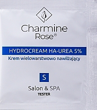 Nawilżający wielowarstwowy hydro krem do twarzy - Charmine Rose Hydrocream Ha-Urea 5% (próbka) — Zdjęcie N1