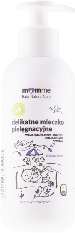 Delikatne mleczko pielęgnacyjne dla dzieci - Momme Baby Natural Care Body Milk — Zdjęcie N3