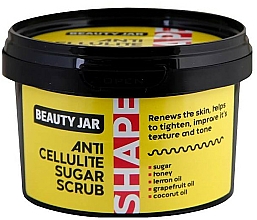 Cukrowy peeling antycellulitowy do ciała - Beauty Jar Shape Anti-Cellulite Sugar Scrub  — Zdjęcie N1