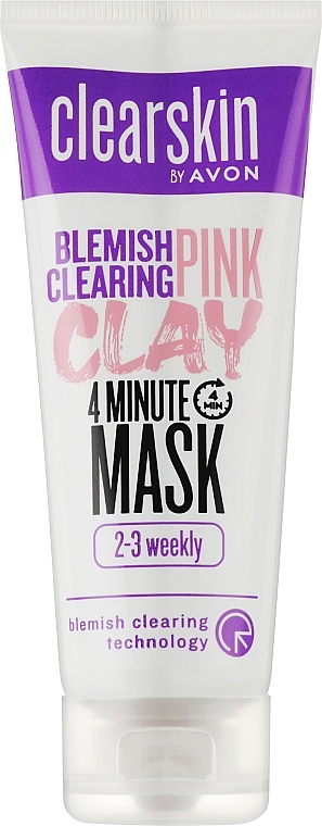 Maseczka z glinką przeciw niedoskonałościom - Avon Clearskin Pink Clay Mask — Zdjęcie N1